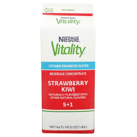Nestle Nestle Vitality Strawberry Kiwi Enhanced Water 64 oz. Carton, PK6 10011100002938